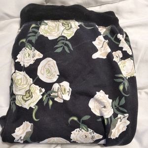 Womens floral jogger sweatpants